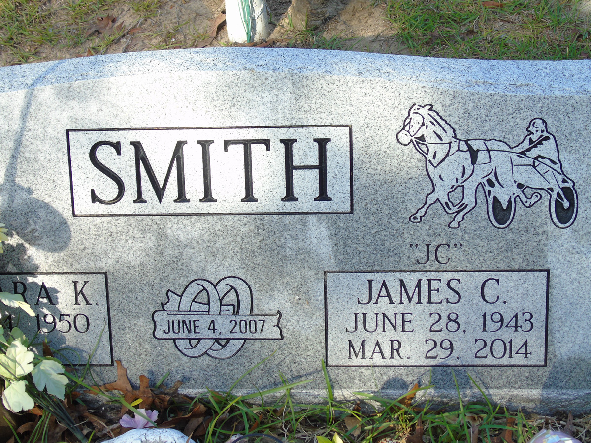 Headstone for Smith, James C